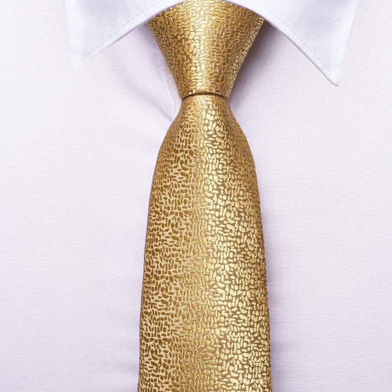 Dubulle Ties for Boys Self Tie Silk Paisely Striped Kids Necktie and Pocket Square Set for Age 8-11 - Image 4